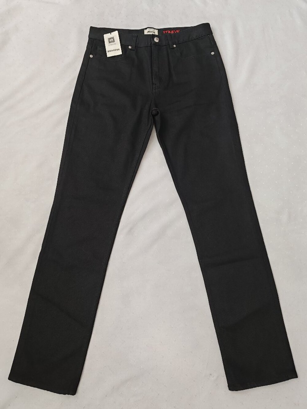 NWT Zadig & Voltaire Steeve Denim Eco Noir Jeans, Size 31